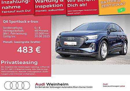 Audi Q4 e-tron Q4 Sportback 45 e-tron quattro Black-Paket S-Lin