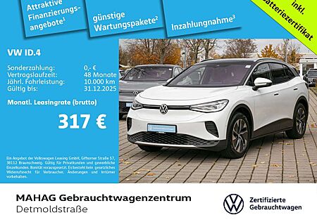 VW ID.4 Volkswagen Pure 55 kWh Wärmepu CCS IQ.Light Navi ParkA