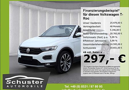 VW T-Roc Volkswagen Cabrio 1.5TSI*DSG Leder Beats ACC Navi 19*