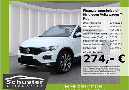 VW T-Roc Volkswagen Cabrio 1.5TSI*DSG Leder Beats ACC Navi 19*