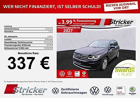 VW Tiguan Volkswagen Elegance 2.0TDI DSG 337,-ohne Anzahlung Navi Pano