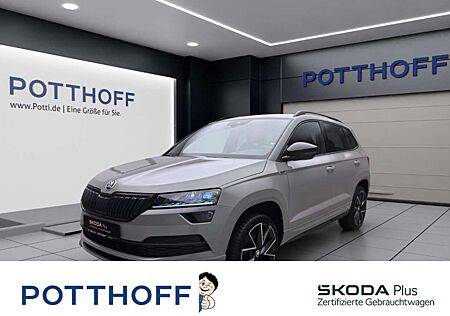 Skoda Karoq gebraucht kaufen Skoda Karoq 1.5 TSI DSG SPORTLINE PANO NAVI PDC ACC