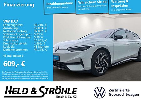 VW ID.7 Volkswagen Tourer Pro 77kWh AHK IQ-LED HUD 360°KAM