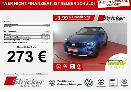 VW T-Roc Volkswagen Cabriolet Black Style 1.0TSI 273,-ohne Anzahlung