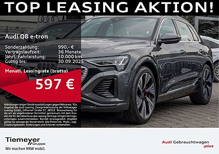 Audi Q8 e-tron 55 Q S LINE HuD 360° AFA MATRIX LM22