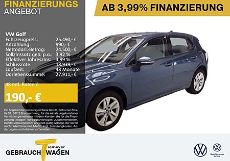 VW Golf Volkswagen 1.5 TSI DSG LIFE FECELIFT NAVI SITZHZG LED