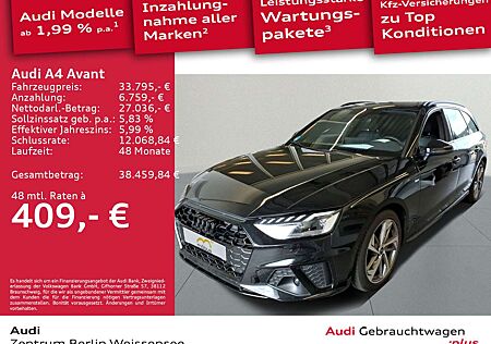 Audi A4 40 TDI S-TRO*S-LINE*MATRIX*RFK*NAVI*SHZ