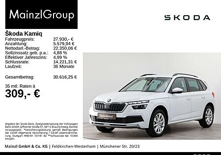 Skoda Kamiq 1.5 TSI Tour Virtual CarPlay ACC SHZ Kam.