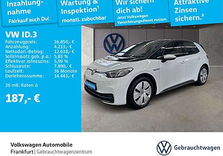 VW ID.3 Volkswagen Pure Navi FrontAssist LaneAssist