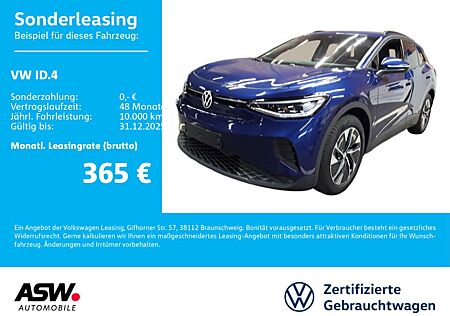 VW ID.4 Volkswagen Pure LED NAVI AHK WÄRMEPUMPE ACC PDC SHZ