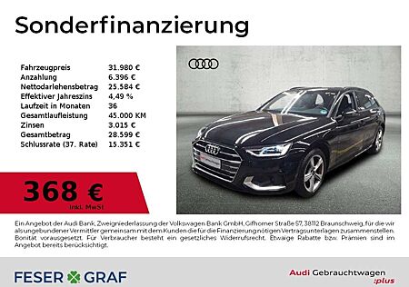 Audi A4 Avant Advanced 35 TFSI S tronic ACC Virtual RFK Na
