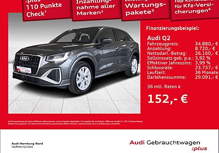 Audi Q2 35 TFSI 2x S line S tronic Stdhzg AHK CarPlay