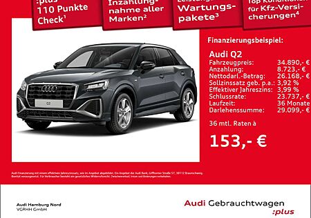 Audi Q2 35 TFSI 2x S line S tronic Stdhzg AHK CarPlay