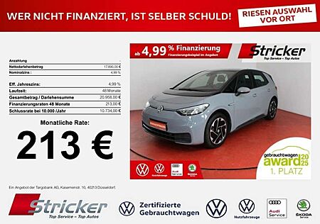 VW ID.3 Volkswagen Pure Performance 110/45 213,-ohne Anzahlung Navi