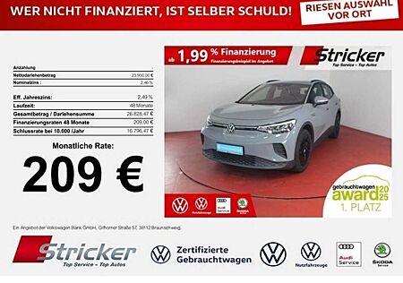 VW ID.4 Volkswagen Pure Performance 209,- ohne Anzahlung 125/52 ACC