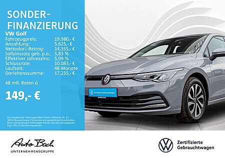 VW Golf Volkswagen VIII "ACTIVE" 1.0 TSI OPF Navi LED ACC EPH