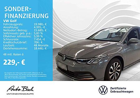 VW Golf Volkswagen VIII "ACTIVE" 1.0 TSI OPF Navi LED ACC EPH