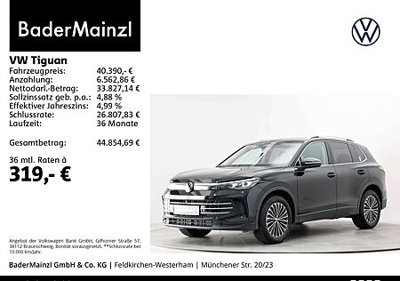 VW Tiguan Volkswagen 2.0 TDI DSG Elegance AHK Stdhz 360° Matri