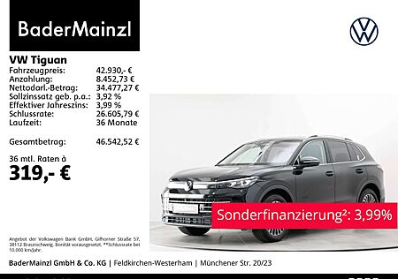 VW Tiguan Volkswagen 2.0 TDI DSG Elegance AHK Stdhz 360° Matri