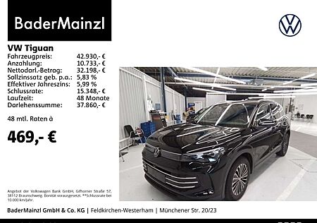 VW Tiguan Volkswagen 2.0 TDI DSG Elegance AHK Stdhz 360° Matri