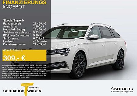 Skoda Superb Combi iV eHybrid L+K LM19 LEDER COLUMBUS