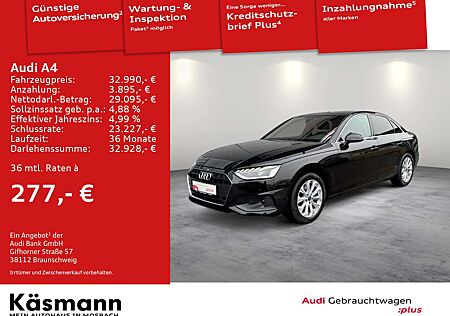 Audi A4 Lim. 35TDI LED NAV VIRT PDC SHZ GRA KEYLES