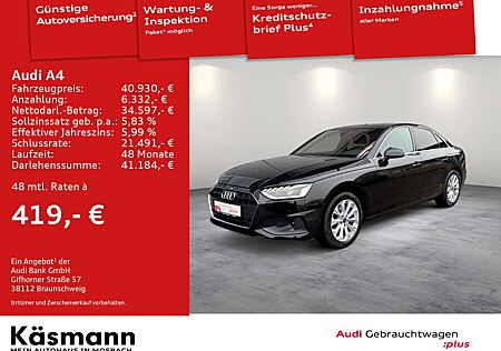 Audi A4 Lim. 35TDI LED NAV VIRT PDC SHZ GRA KEYLES