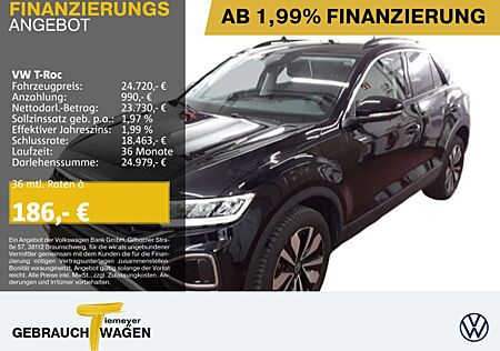VW T-Roc Volkswagen 1.0 TSI MOVE LED VIRTUAL KAMERA NAVI LM17