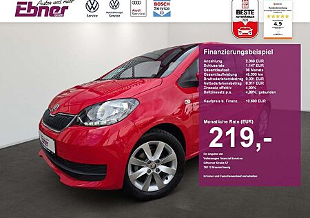 Skoda Citigo CLEVER 75PS 4-TÜRER SITZHZG+PDC+KLIMA+BLUETOOTH+15