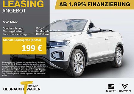 VW T-Roc Volkswagen Cabrio 1.0 TSI STYLE NAVI LED+ KAMERA SITZ