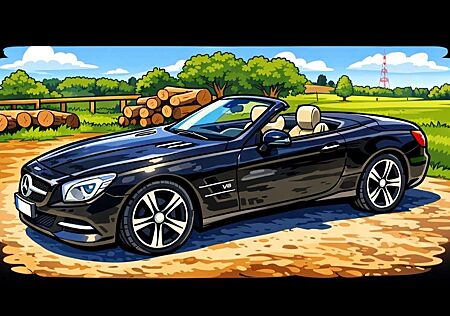 Mercedes-Benz SL 500 7G-TRONIC - Mercedes-Scheckheft - Motor 58 tkm