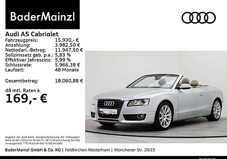 Audi A5 2.0 TFSI tiptronic SHZ Leder Alu