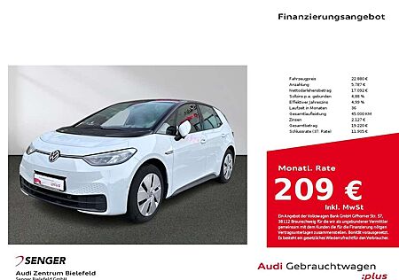 VW ID.3 Volkswagen Pro Performance CarPlay LED Assistenzpaket