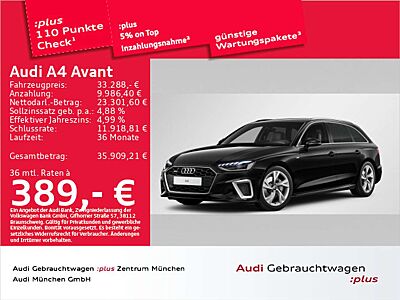 Audi A4 40 TFSI qu. S tronic 2x S line Matrix/V