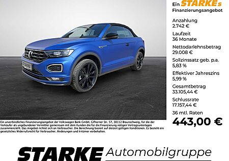 VW T-Roc Volkswagen Cabriolet 1.5 TSI DSG R-Line Edition Blue Plus