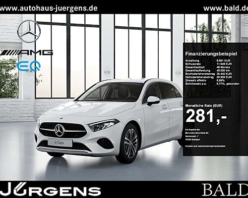 Mercedes-Benz A 180 d  Progressive+Cam+LED+PTS+Klimaaut+Winter