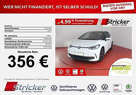 VW ID.3 Volkswagen Pro S 150/77 356,-ohne Anzahlung ACC Navi Kamera