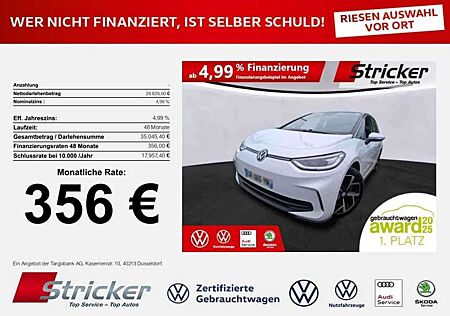 VW ID.3 Volkswagen Pro S 150/77 356,-ohne Anzahlung ACC Navi Kamera