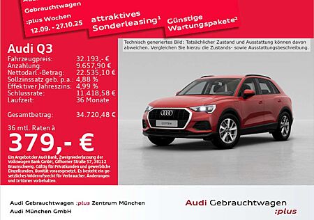 Audi Q3 45 TFSI e S tronic Virtual/PDC+/SitzHzg