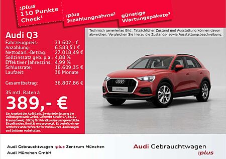 Audi Q3 45 TFSI e S tronic Virtual/PDC+/SitzHzg