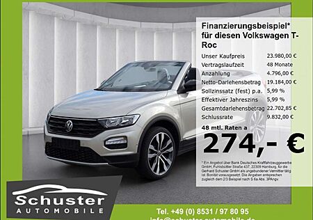 VW T-Roc Volkswagen Cabrio 1.5TSI*StandHzg Leder ACC R-Kam 19*