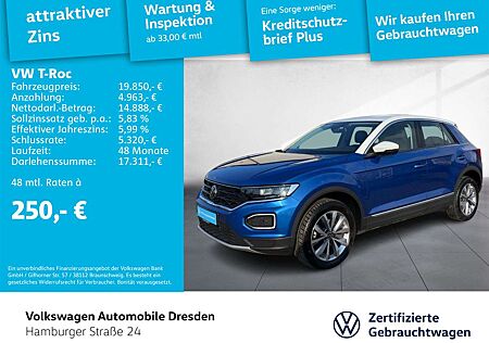 VW T-Roc Volkswagen Style 1.5 TSI DSG KAMERA LED APP LANE