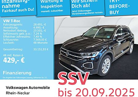 VW T-Roc Volkswagen 1.5 TSI Style DSG Navi AHK LED uvm