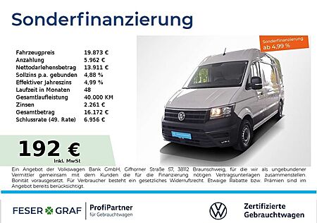 VW Crafter Volkswagen 2.0 TDI Kasten MR Hochdach Luft-Sthzg.