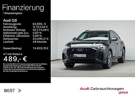 Audi Q8 45 TDI quattro*NAVI*MATRIX*HUD*LUFT*AHK*OPTIK
