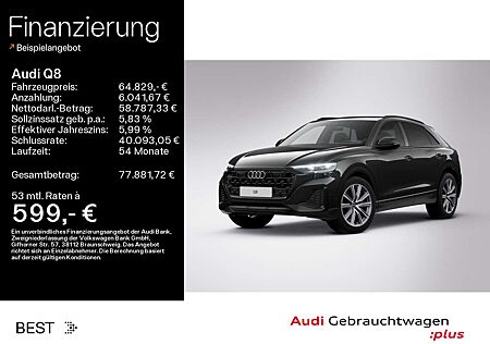 Audi Q8 45 TDI quattro*NAVI*MATRIX*HUD*LUFT*AHK*OPTIK