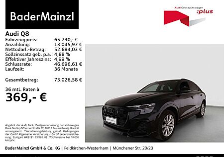 Audi Q8 55 TFSI quattro S line AHK Matrix HUD Luft
