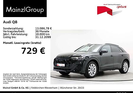 Audi Q8 55 TFSI quattro S line AHK Matrix HUD Luft