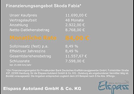 Skoda Fabia Cool Plus ALU PDC BLUETOOTH DAB KLIMA
