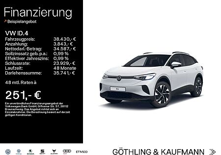 VW ID.4 Volkswagen Pro 210kW*Navi*Wärmepumpe*KAM*19Zoll*Assist